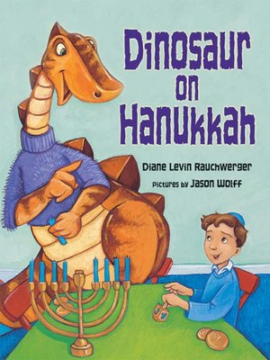 cover image of Dinosaur on Hanukkah